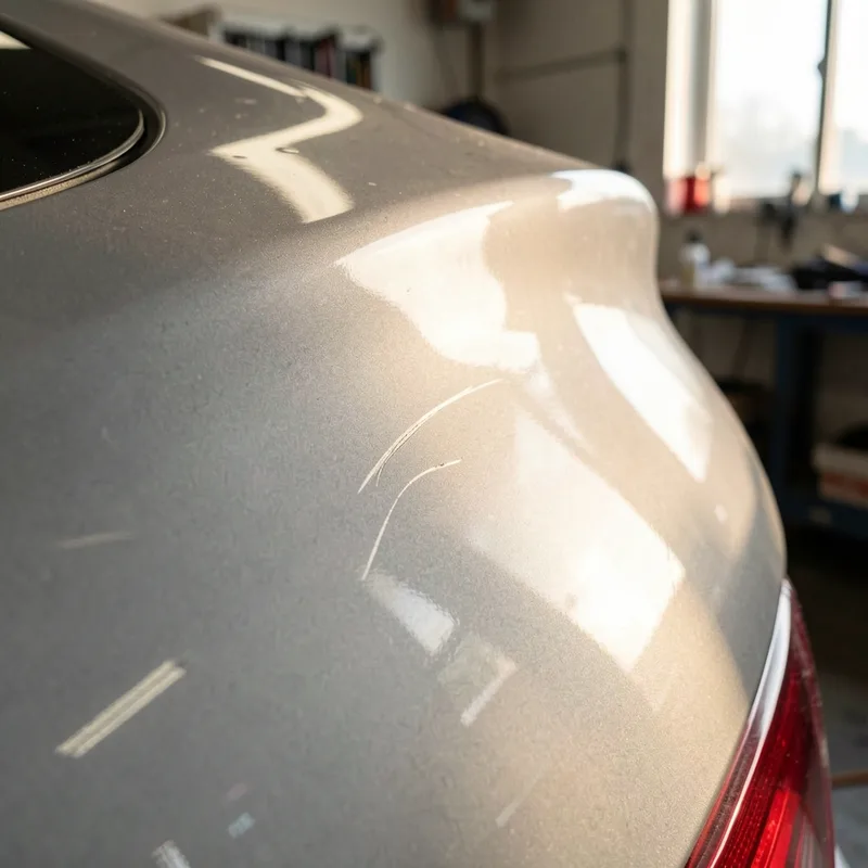 Rayure carrosserie : ce que la profondeur décide