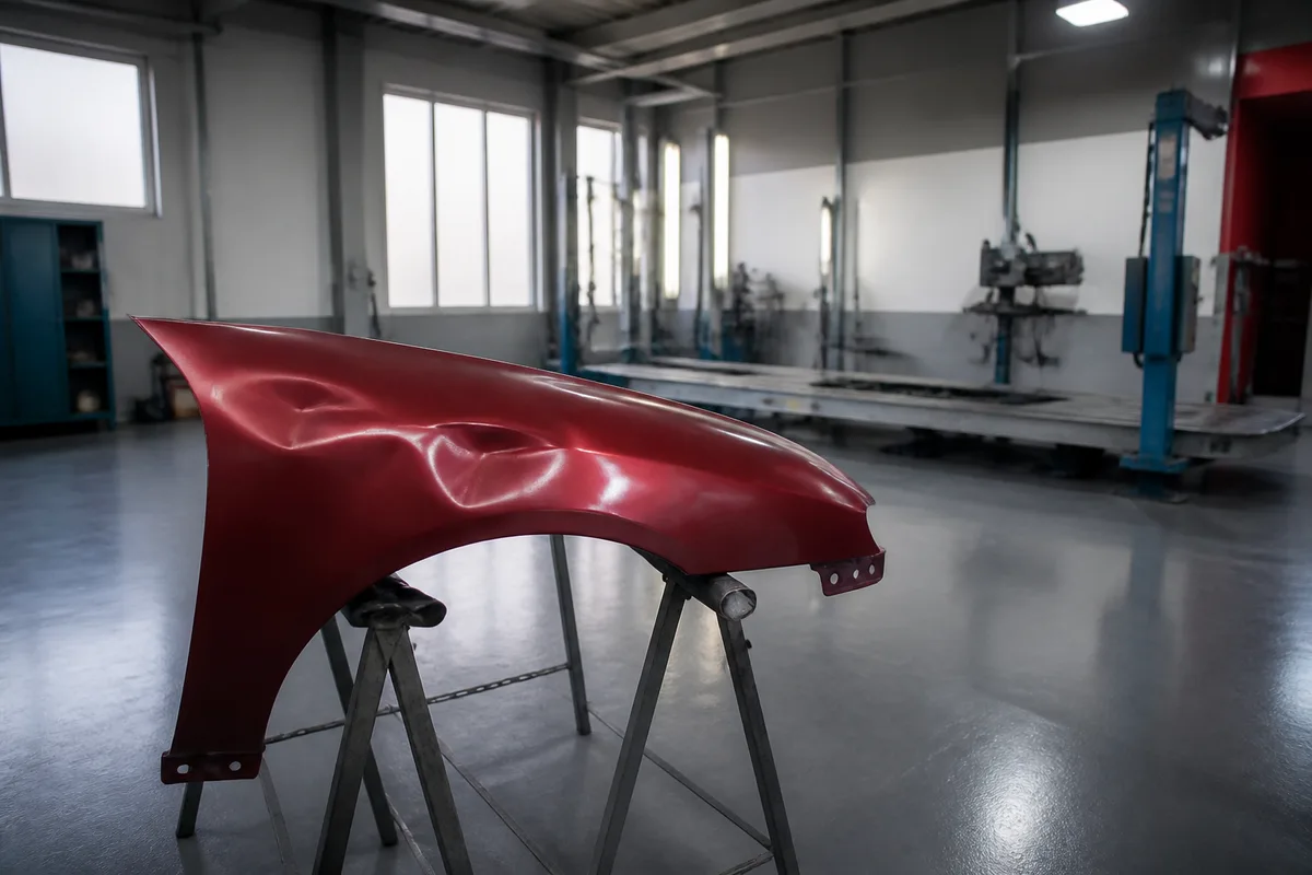 Prix d'une carrosserie enfoncée : ce qui fait varier la facture